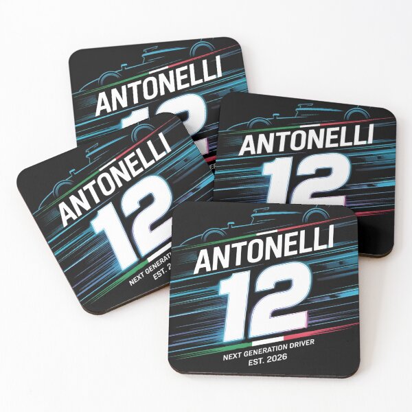 Item preview, Antonelli 12 Racing Graphic – Neon Speed Motorsport Design designed and sold by Orbit Ink.