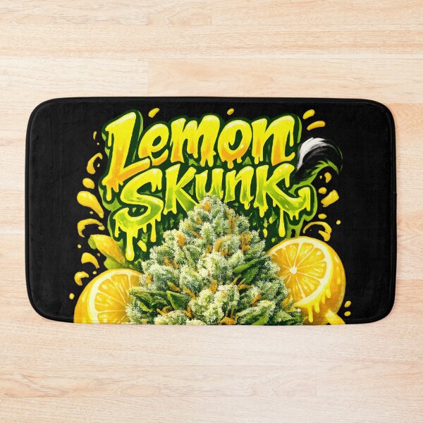 Item preview, Lemon Skunk Strain Typography Art Print | Juicy Bud Lemon Zest Cannabis Poster | Bold Graffiti Weed Design 420 Gift designed and sold by WAUZ.