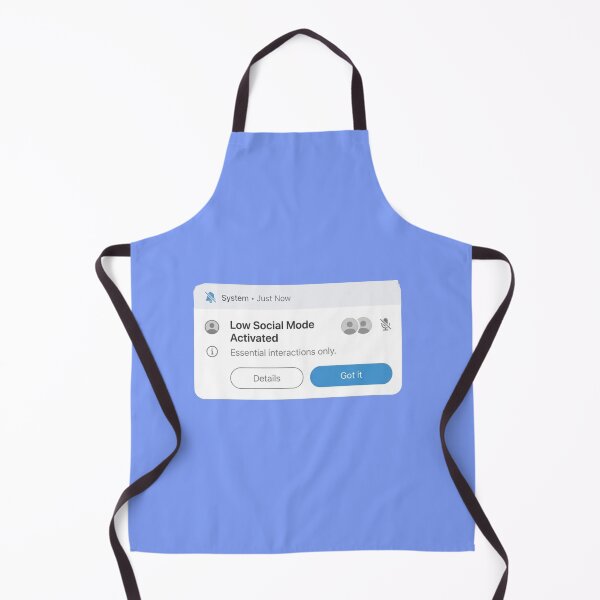 Item preview, Low Social Mode Activated – Introvert System Humor Design designed and sold by Quiet Mode Studio.