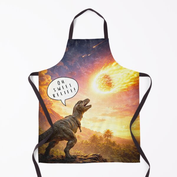 Item preview, Dinosaur Comet T-Rex Graphic Tee – Dark Humour Existential Vintage Style Shirt designed and sold by Neko & Co..