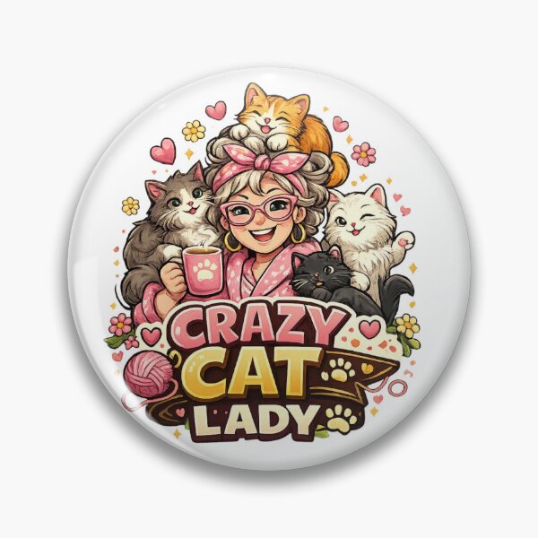 Item preview, CRAZY CAT LADY designed and sold by taylortails.