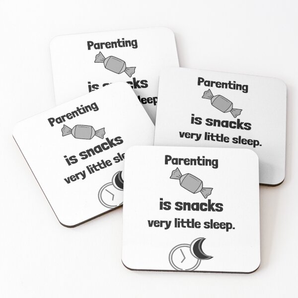 Item preview, Parenting Is Snacks And Very Little Sleep Funny Parenting Shirt designed and sold by DrakesTees.