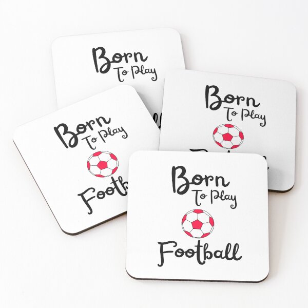 Item preview, Born to play football soccer fan design  designed and sold by Tienda-Vane.