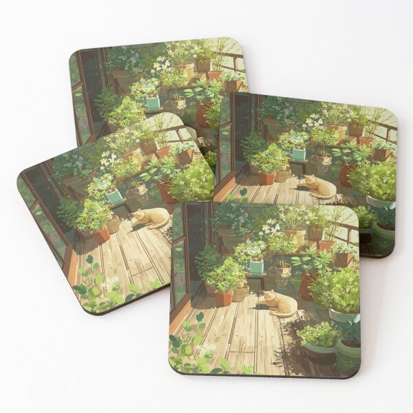 Item preview, Sunlit Corners – Cozy Spring Terrace designed and sold by JLCableStudio.