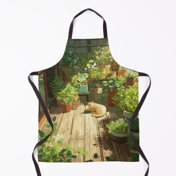 Item preview, Sunlit Corners – Cozy Spring Terrace designed and sold by JLCableStudio.