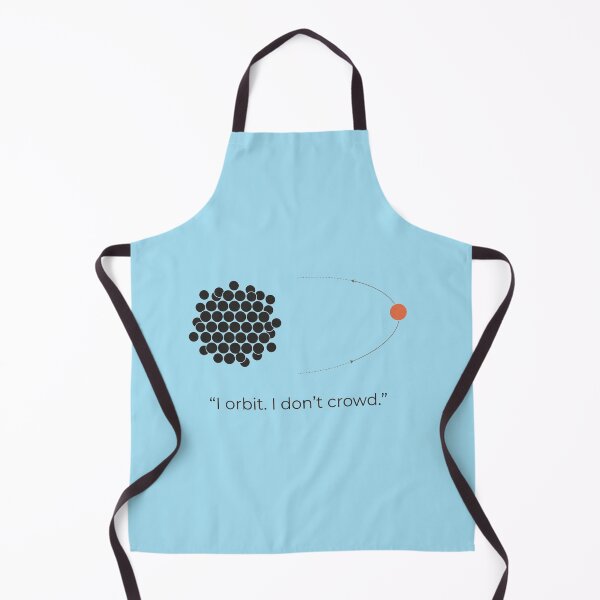 Item preview, I Orbit I Don’t Crowd – Abstract Introvert Design designed and sold by Quiet Mode Studio.