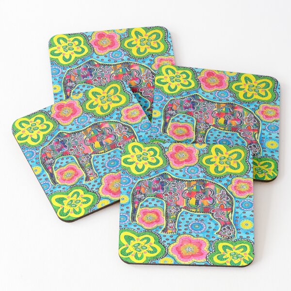 Item preview, Elephant Flowers designed and sold by hatvail.