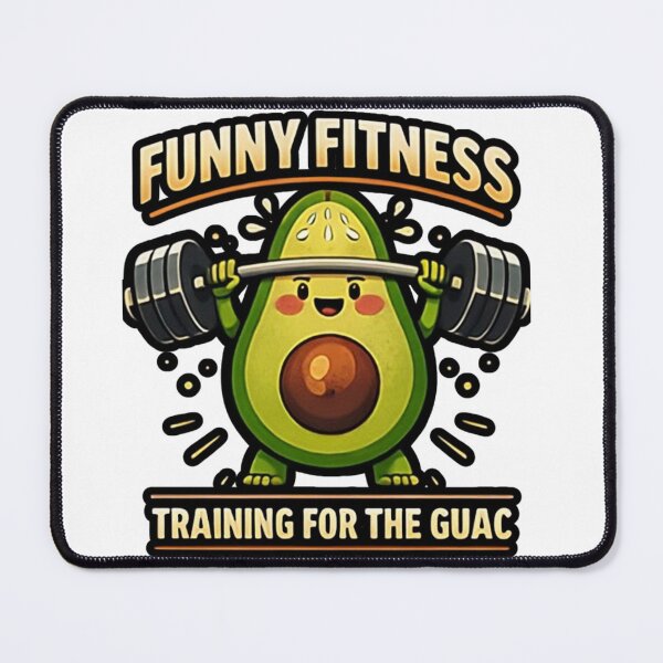 Item preview, Funny Fitness – Training for the Guac designed and sold by Ladys-Gents.