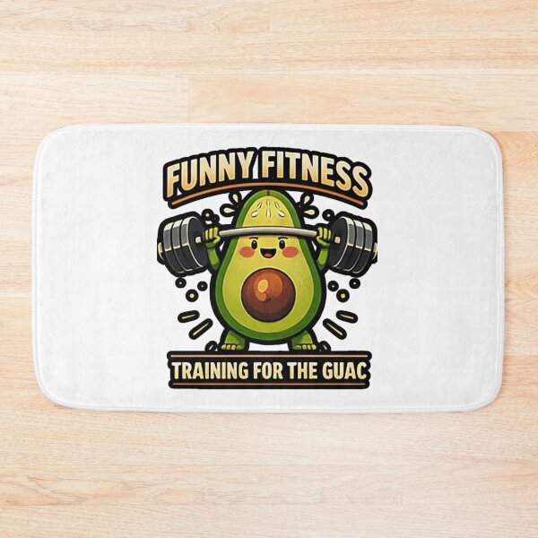Item preview, Funny Fitness – Training for the Guac designed and sold by Ladys-Gents.