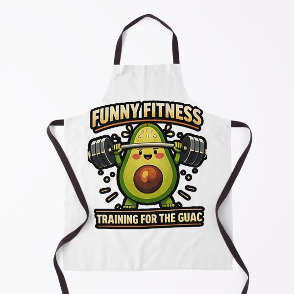 Item preview, Funny Fitness – Training for the Guac designed and sold by Ladys-Gents.