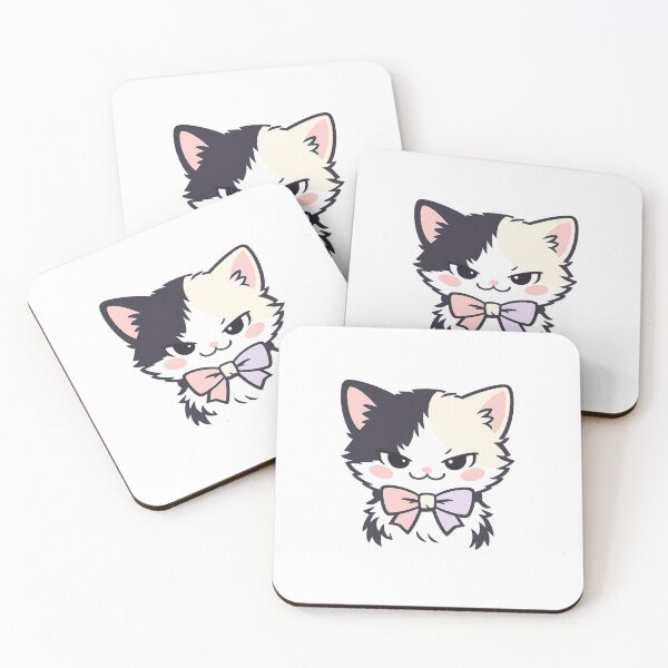 Item preview, Cute But Evil Kitten Pastel Bow Cat Shirt designed and sold by POD DYNASTY.