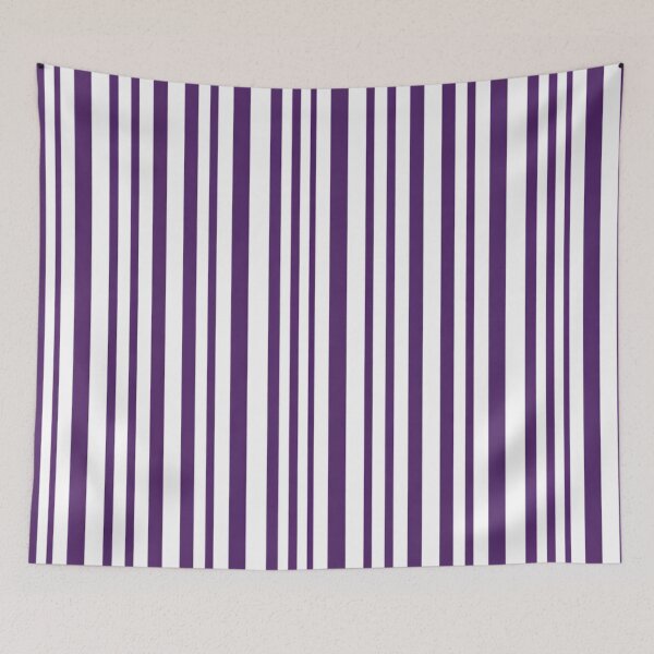 Item preview, Purple And White Stripes designed and sold by The Artful Vagabond.
