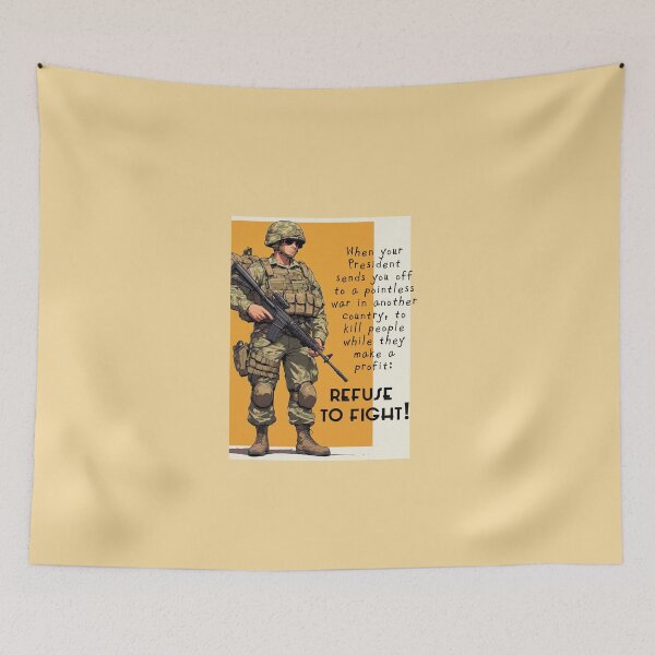 Item preview, Refuse to Fight designed and sold by TerryLatic.