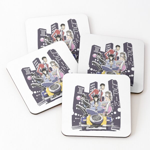 Item preview, Lupin the Third with Jigen, Goemon and Fujiko | budflux.com designed and sold by Budflux.