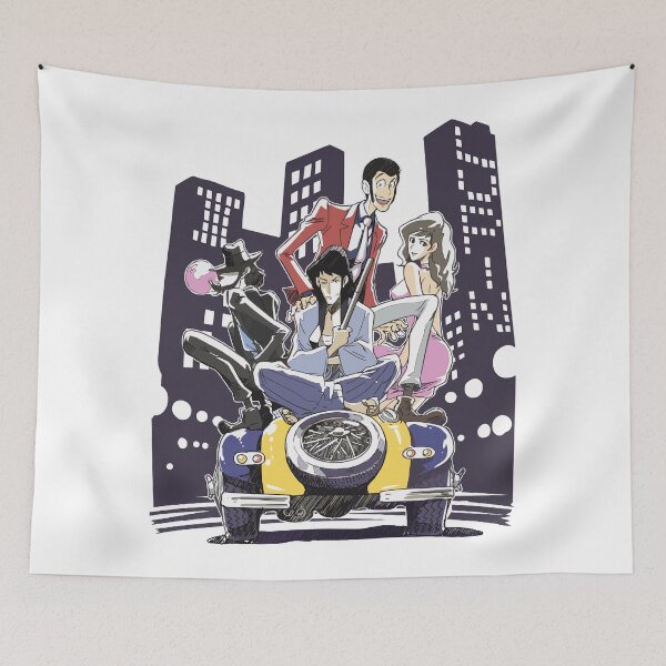 Item preview, Lupin the Third with Jigen, Goemon and Fujiko | budflux.com designed and sold by Budflux.