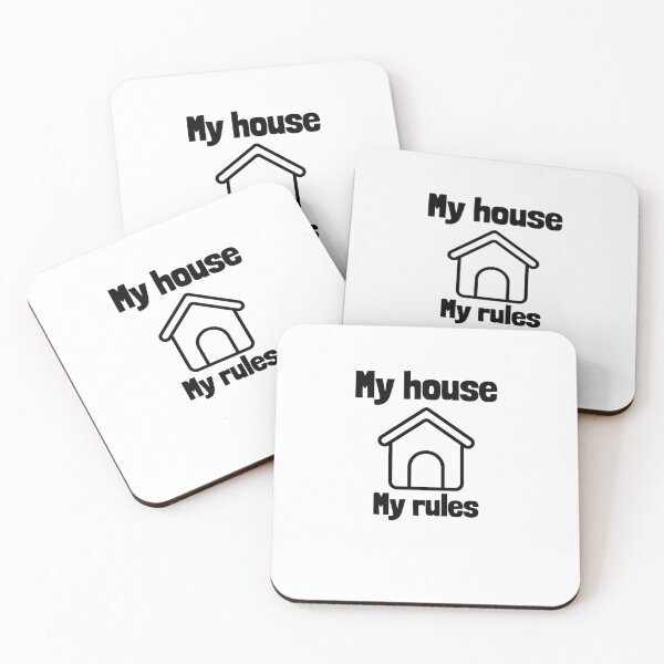 Item preview, My House My Rules My Kids Ignore Both Funny Parenting Shirt designed and sold by DrakesTees.