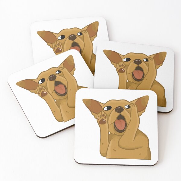 Item preview, Shocked Chihuahua Oh My God Face Sticker designed and sold by achristiaf.