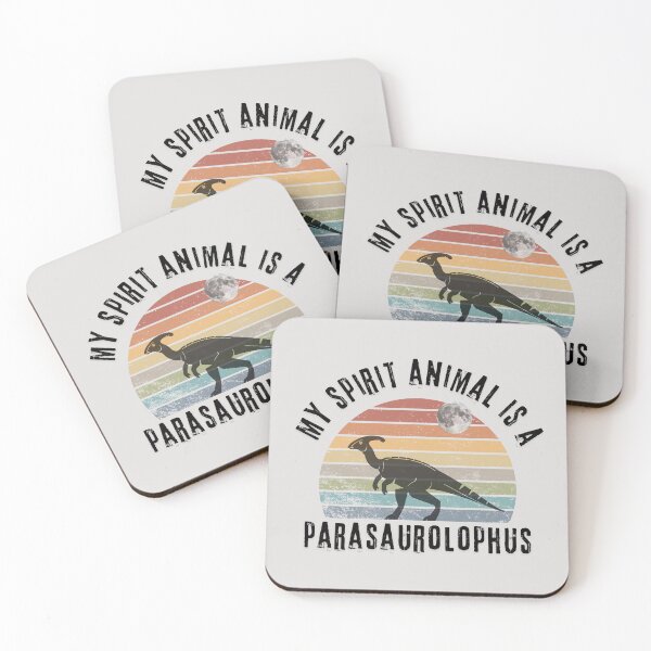 Item preview, My Spirit Animal Is a Parasaurolophus | Funny Dinosaur Design | Unique Dino Humor Gift designed and sold by swdesigns714.