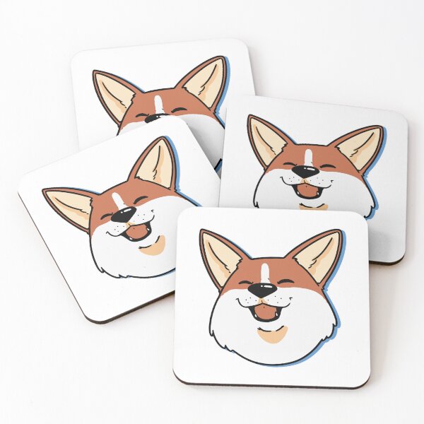 Item preview, Smiling Happy Corgi Head Sticker designed and sold by achristiaf.