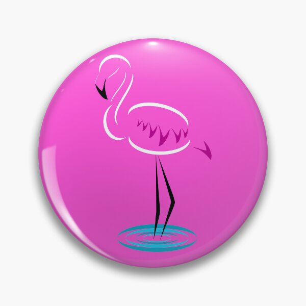 Item preview, White Flamingo (Light Pink Background) designed and sold by Risa-C.