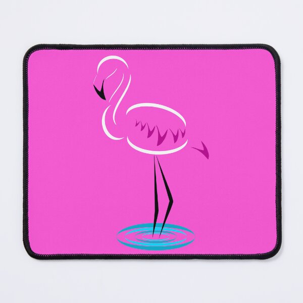 Item preview, White Flamingo (Light Pink Background) designed and sold by Risa-C.