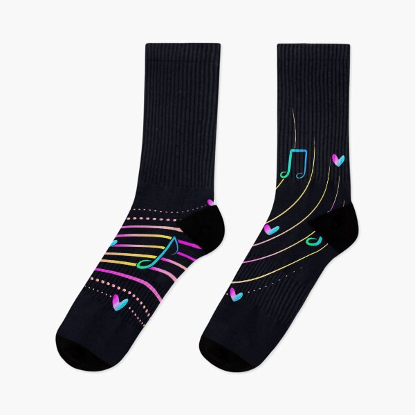 Item preview, Neon musical note wave clipart designed and sold by OM-lova.