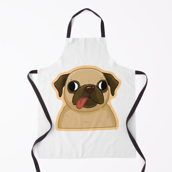 Item preview, Sleepy Silly Pug with Tongue Out designed and sold by achristiaf.