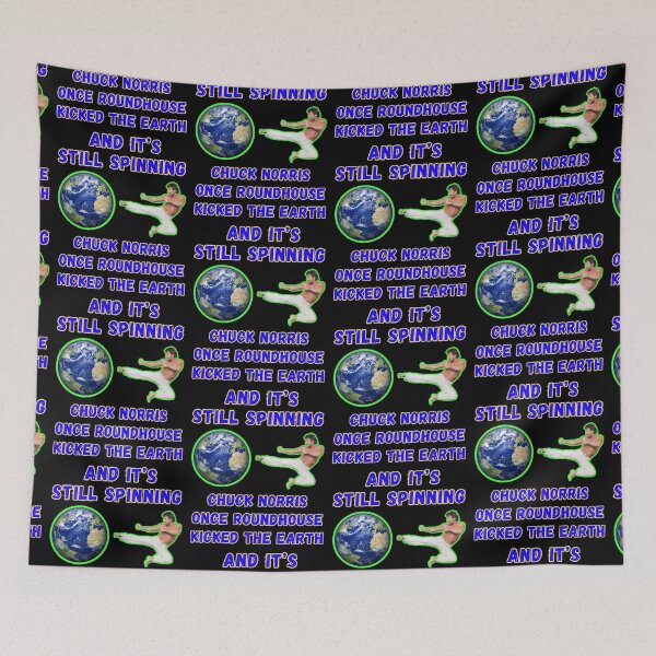 Item preview, Chuck Norris Roundhoude Kick designed and sold by WoodburyLake.