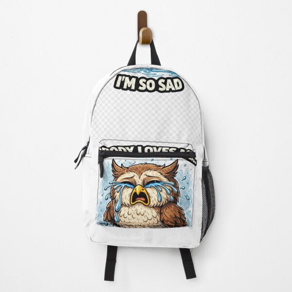 Item preview, Sad Crying Owl T-Shirt – Nobody Loves Me Funny Owl – Depressed Owl Mood Graphic Tee designed and sold by RTchopy.