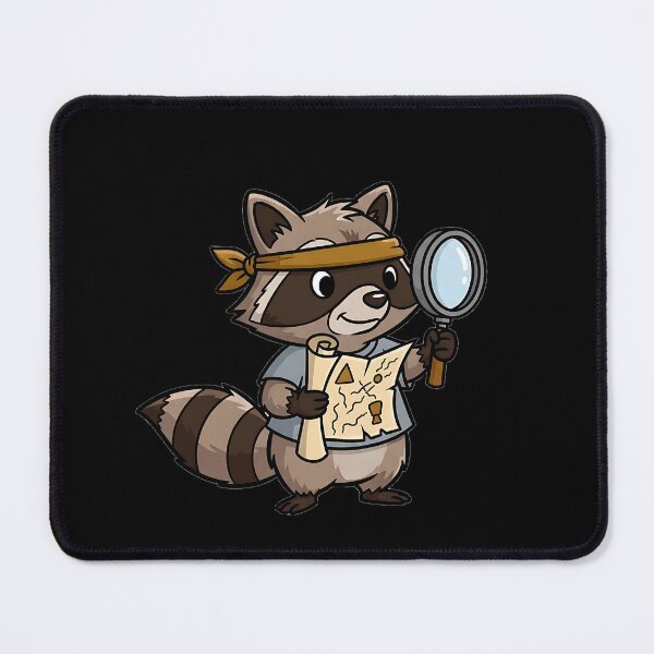 Item preview, Treasure Explorer Raccoon designed and sold by UrbanPrts.