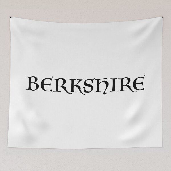 Item preview, Berkshire old medieval style text (Black) designed and sold by STUDIO-72.