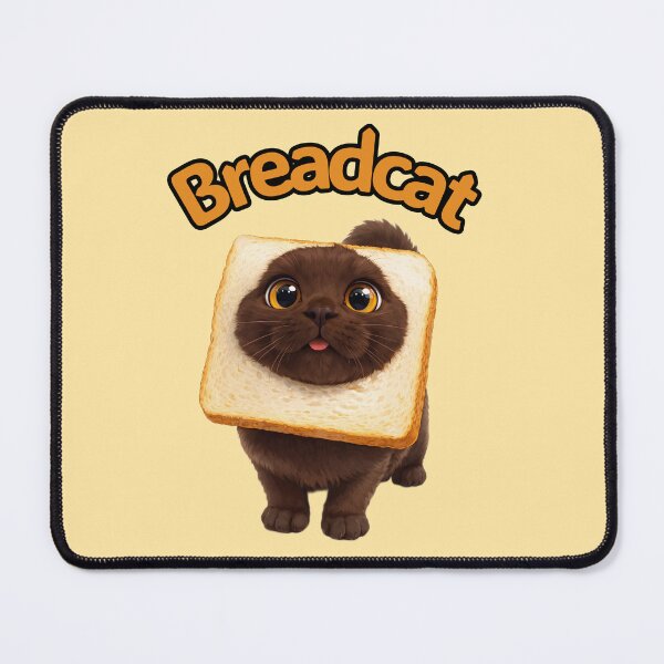 Item preview, Bread Cat – Cute Cat in Bread Funny Kawaii Design designed and sold by BlackCat Vibe.