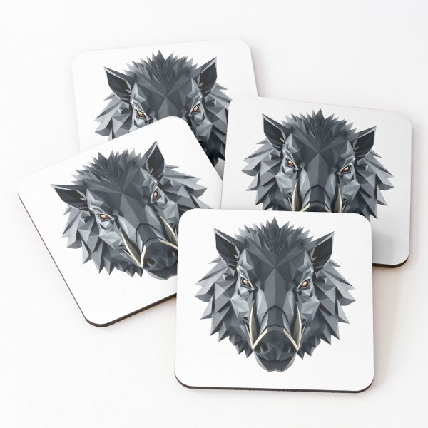 Item preview, Geometric Wild Boar - Modern Art Wild Boar designed and sold by VIRALOOP.