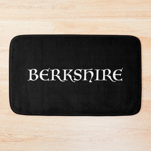 Item preview, Berkshire old medieval style text (White) designed and sold by STUDIO-72.