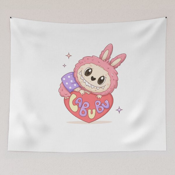 Item preview, Labubu Love Heart Bunny Cute Kawaii Character designed and sold by New Art.
