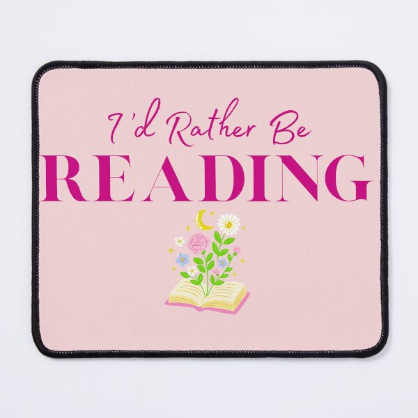 Item preview, I’d Rather Be Reading Floral Design | Book Lover Gift | Open Book with Flowers designed and sold by swdesigns714.