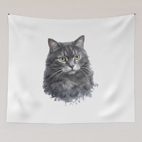 Item preview, Cute Curious Grey Tabby Cat designed and sold by ClutchCassidyTees.