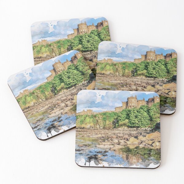 Item preview, Watercolour illustration of Culzean Castle, Ayrshire, Scotland designed and sold by davidelder.