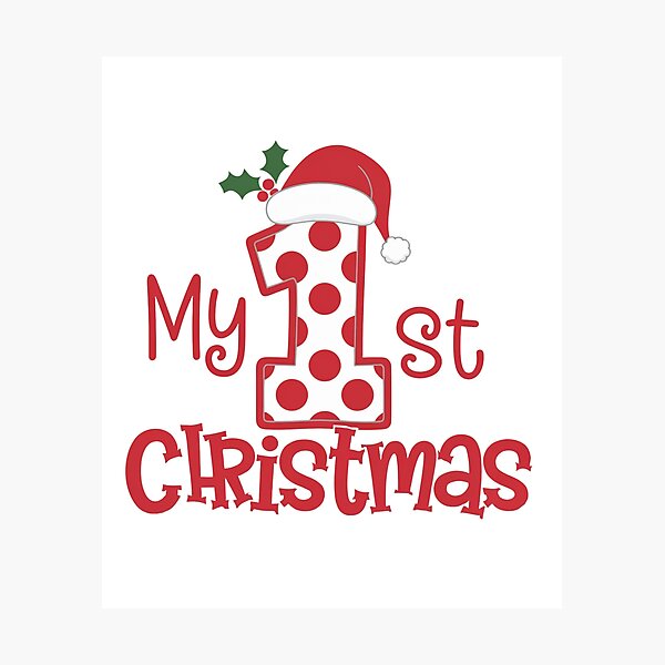 Item preview, My First Christmas designed and sold by Sol-threads.
