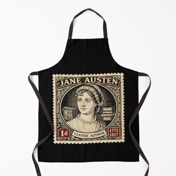 Item preview, Jane Austen Vintage Postage Stamp designed and sold by TheMarketplaceworld.