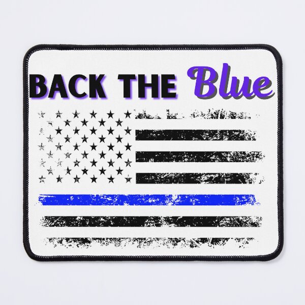 Item preview, Back the Blue, policeman or policewoman tee designed and sold by RJsTees.