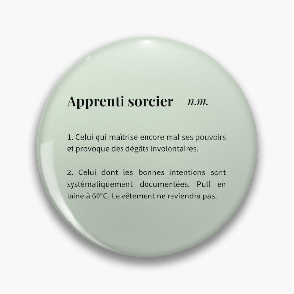 Item preview, Apprentice Sorcerer - Definition Geek Couple & Magic | Green designed and sold by Love&Geek.