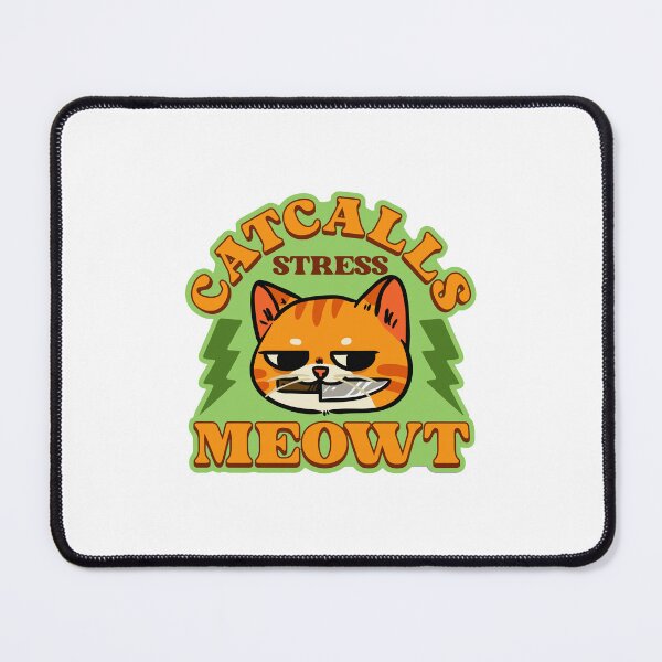 Item preview, Catcalls Stress Meowt Funny Angry Orange Cat designed and sold by mhkhlb.
