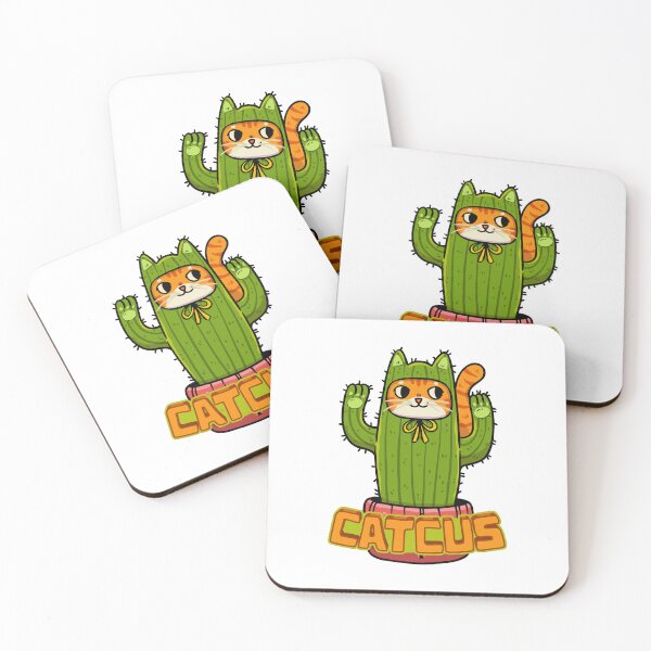 Item preview, Catcus Funny Cat Cactus Succulent Pun designed and sold by mhkhlb.