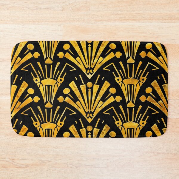 Item preview, Vintage Style Golden Art Deco Elegant Design Pattern  designed and sold by DEC02.