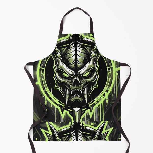 Item preview, green Graffiti Yautja designed and sold by HuntsmithMerch.