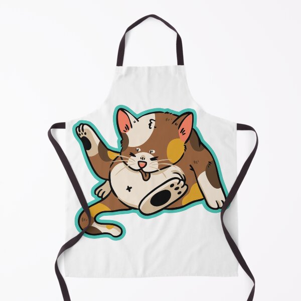 Item preview, Funny Calico Cat Licking Paw Yoga Pose designed and sold by mhkhlb.