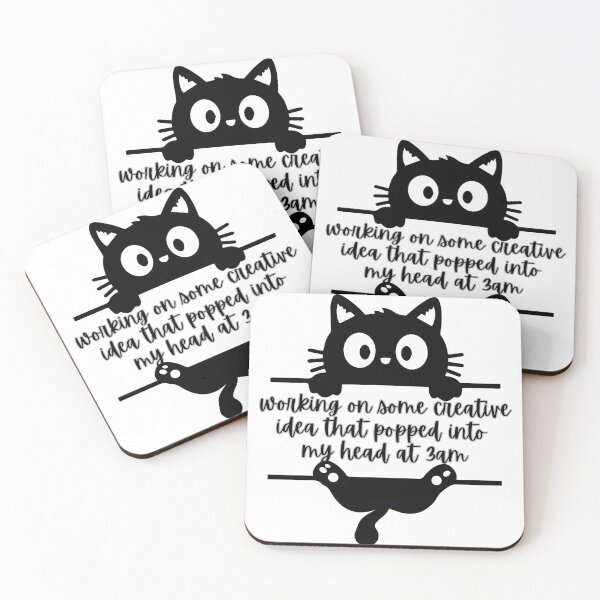 Item preview, Creative Ideas At 3am - Funny Night Owl Artist Quote designed and sold by Personal Echo.