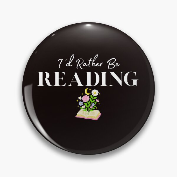 Item preview, I’d Rather Be Reading Floral Design | Book Lover Gift | Open Book with Flowers designed and sold by swdesigns714.