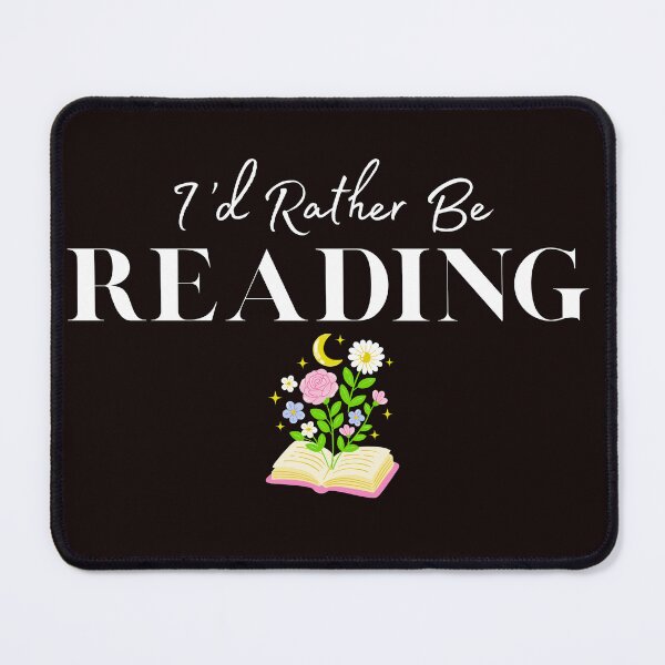 Item preview, I’d Rather Be Reading Floral Design | Book Lover Gift | Open Book with Flowers designed and sold by swdesigns714.